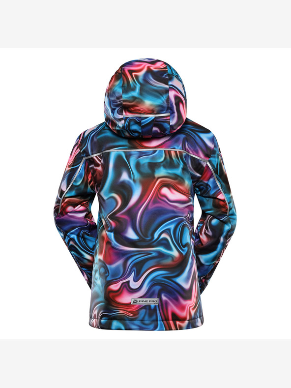 ALPINE PRO Detská lyžiarska bunda s ptx snehovou membránou ALPINE PRO KIWERO vivacious variant ks