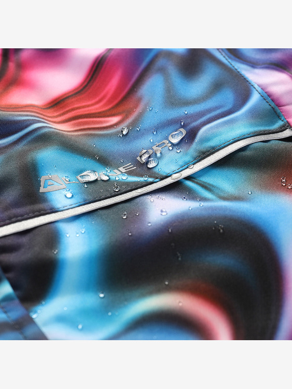 ALPINE PRO Detská lyžiarska bunda s ptx snehovou membránou ALPINE PRO KIWERO vivacious variant ks