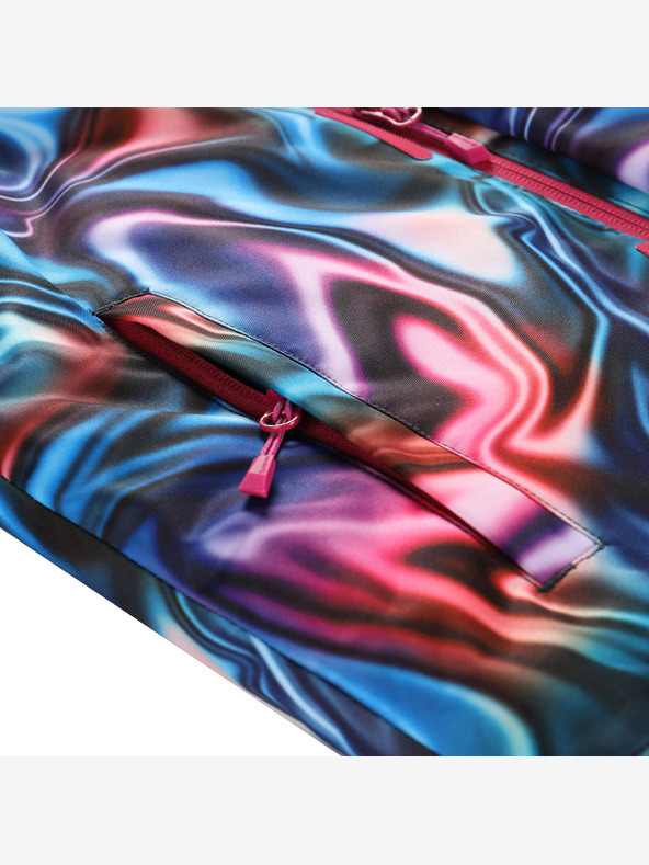 ALPINE PRO Detská lyžiarska bunda s ptx snehovou membránou ALPINE PRO KIWERO vivacious variant ks