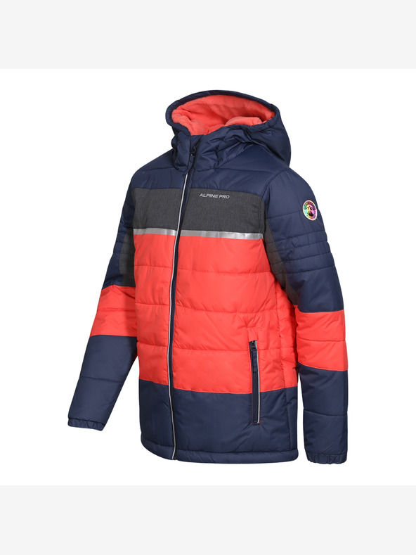 ALPINE PRO Detská bunda ALPINE PRO JORGO cayenne