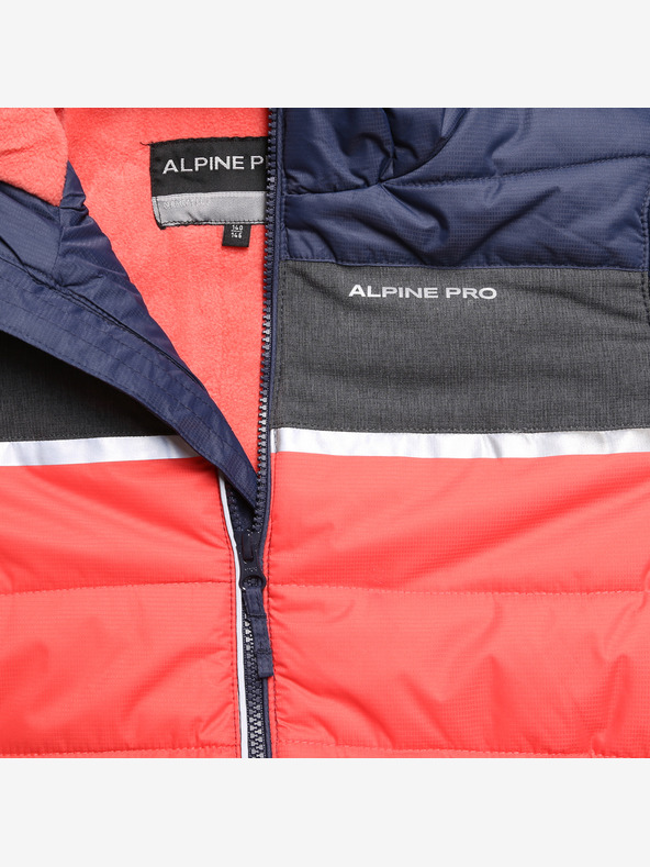 ALPINE PRO Detská bunda ALPINE PRO JORGO cayenne