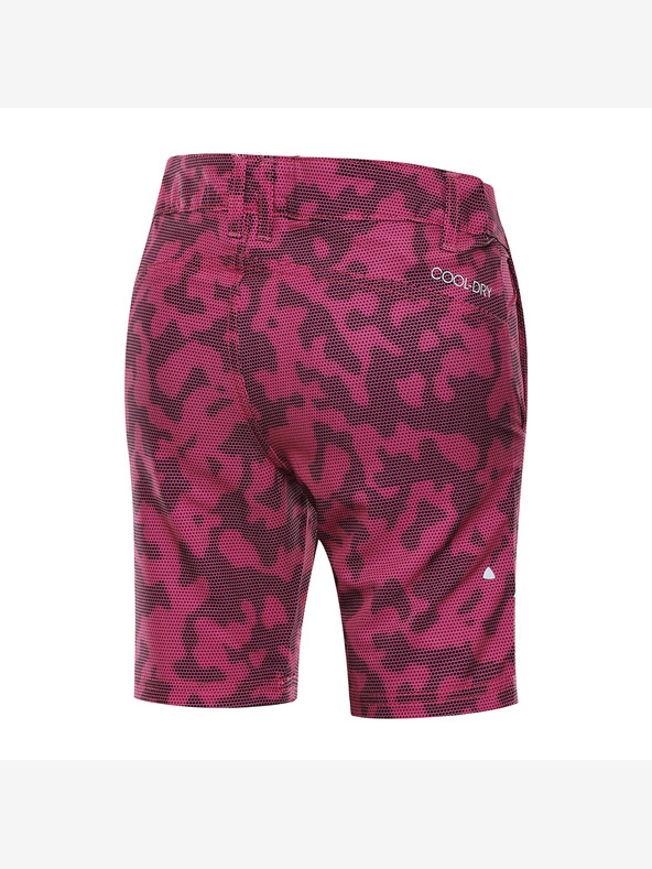 ALPINE PRO Detské rýchloschnúce softshellové kraťasy ALPINE PRO TRENTO 2 magenta varianta pa