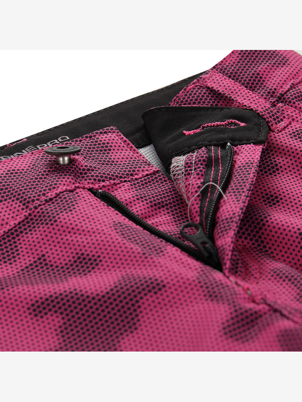 ALPINE PRO Detské rýchloschnúce softshellové kraťasy ALPINE PRO TRENTO 2 magenta varianta pa