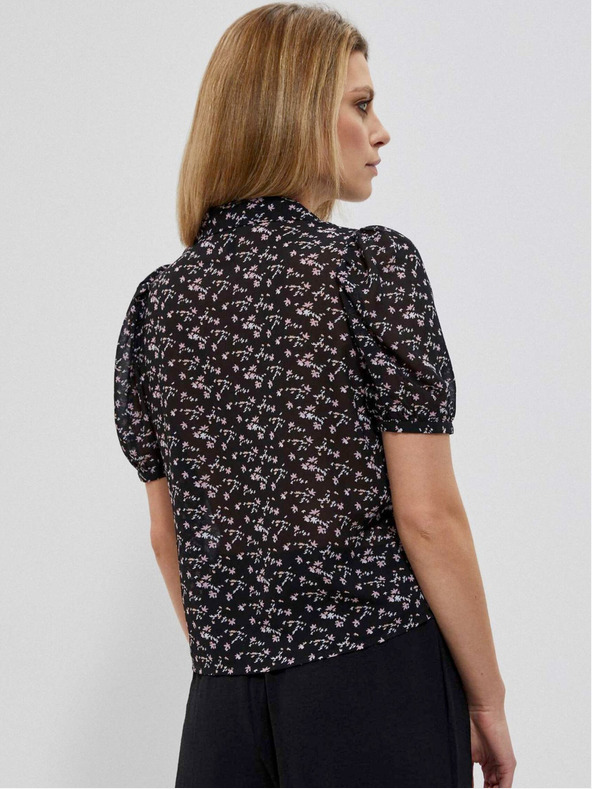 Moodo Viskózová blúzka s lemom Moodo