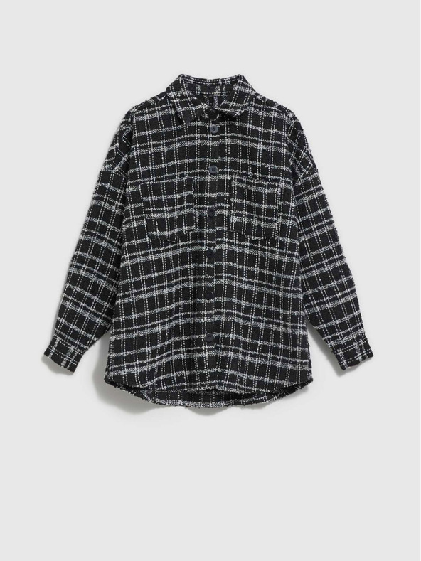 Moodo Košeľa Moodo zo štruktúrovanej tkaniny