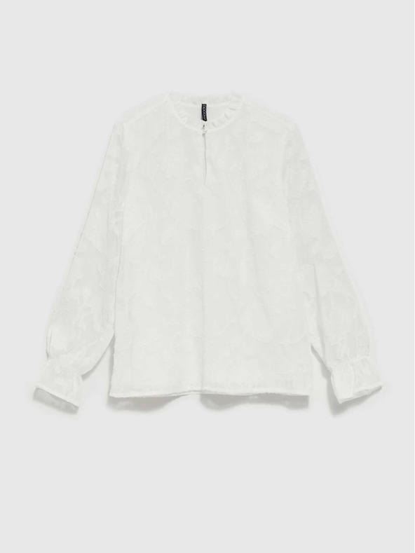 Moodo Biela dámska blúzka Moodo