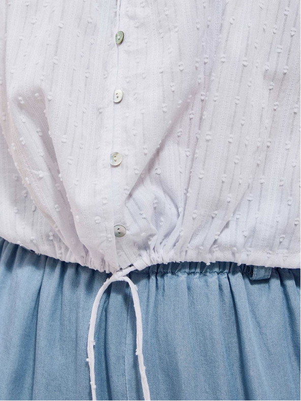 Moodo Biela dámska blúzka Moodo