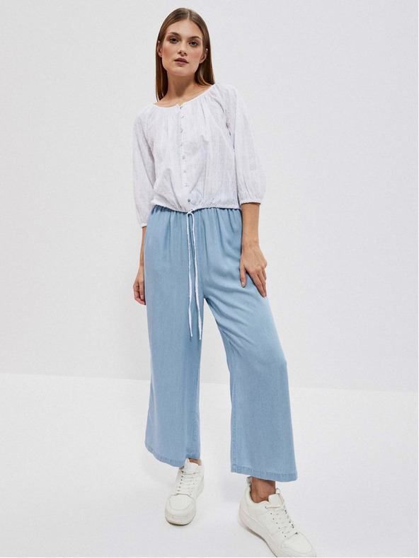 Moodo Biela dámska blúzka Moodo