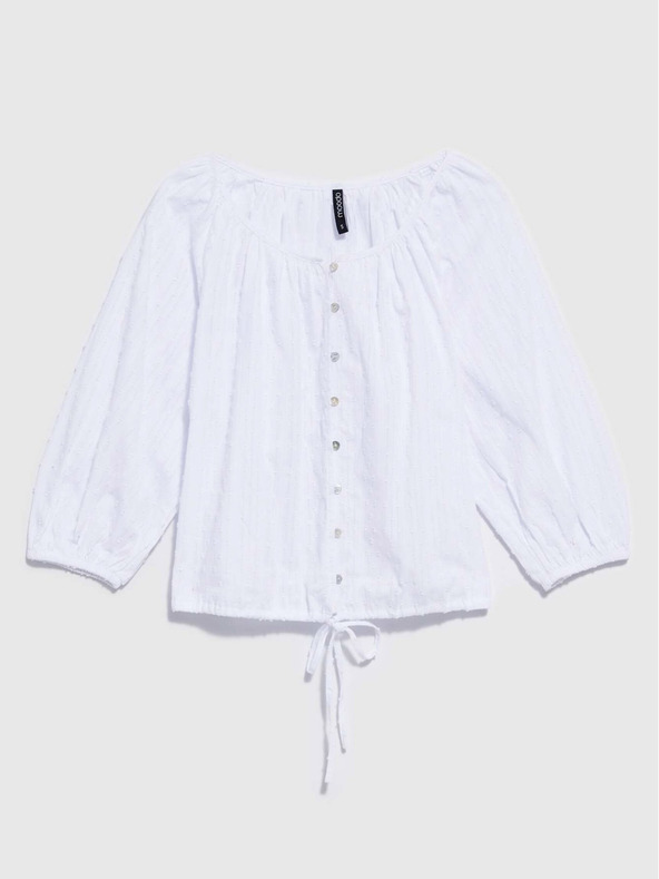 Moodo Biela dámska blúzka Moodo