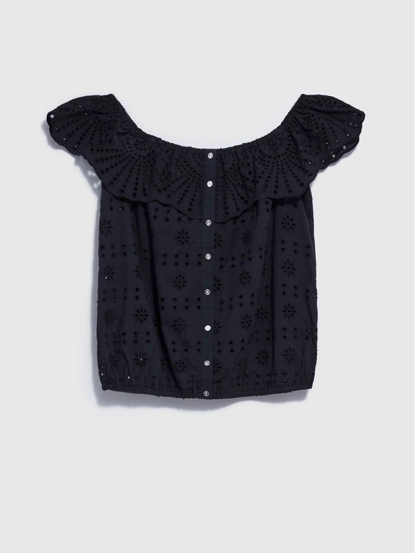 Moodo Čierny dámsky top Moodo