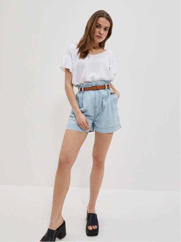 Moodo Biela dámska blúzka Moodo