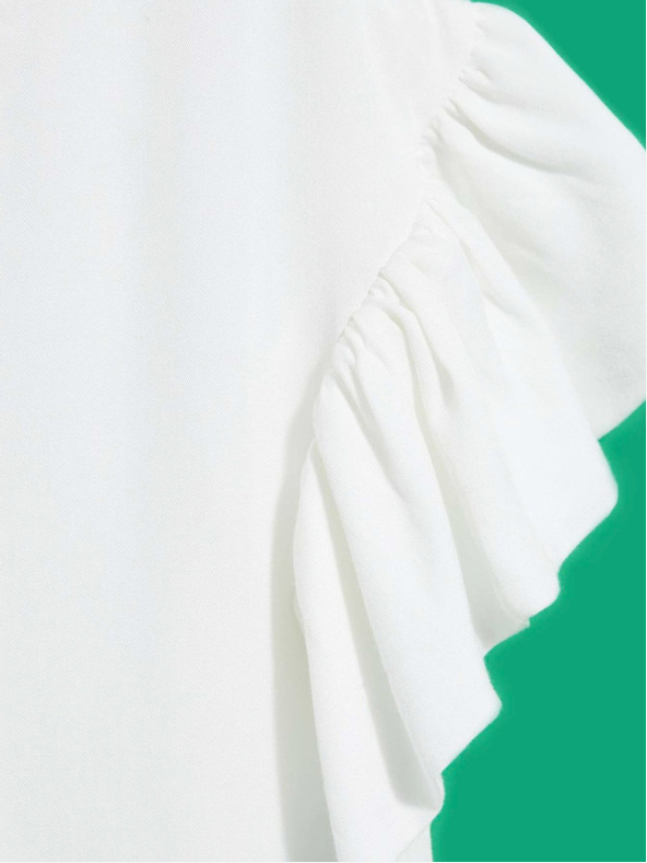 Moodo Biela dámska blúzka Moodo