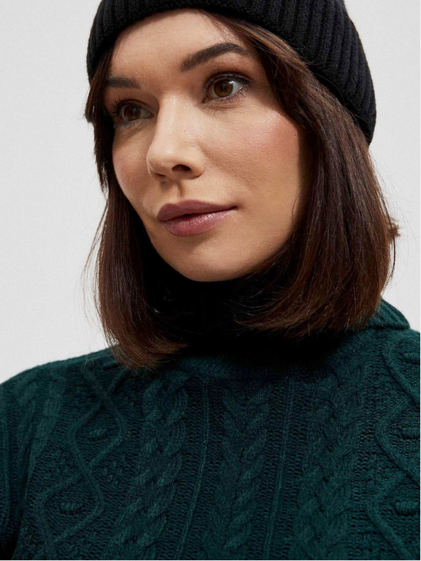 Moodo Čierna dámska čiapka Moodo