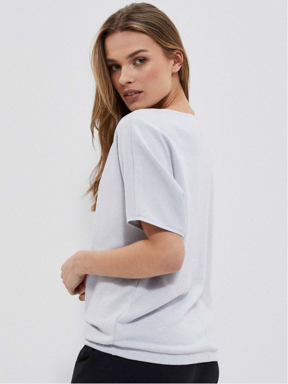 Moodo Šedá dámska mikina Moodo