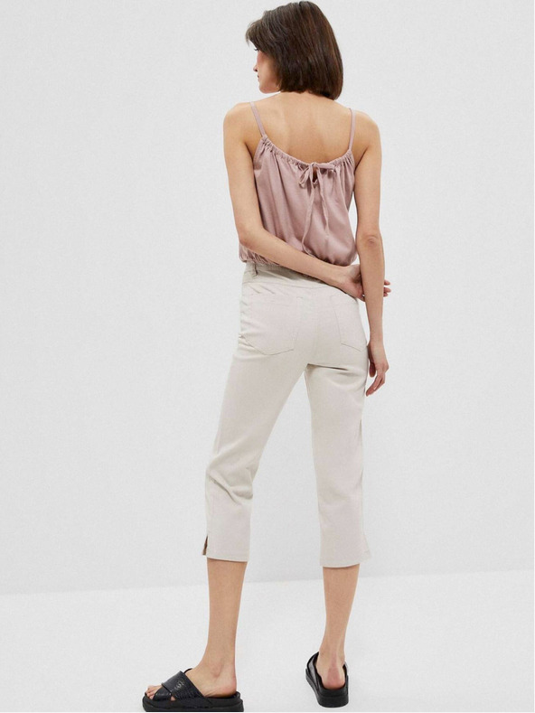 Moodo Moodo Béžové dámske nohavice