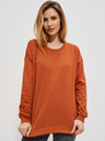 Moodo Oranžová dámska mikina Moodo