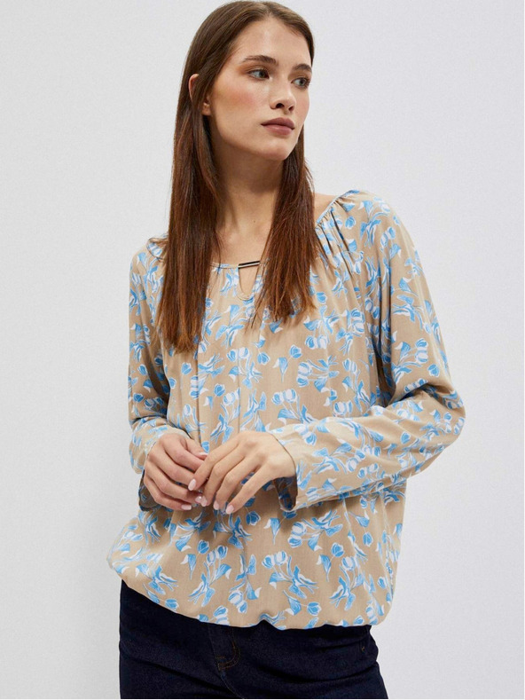 Moodo Dámska kvetinová košeľa Moodo