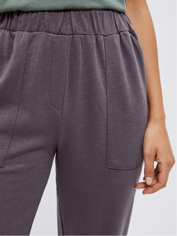 Moodo Šedé dámske tepláky Moodo