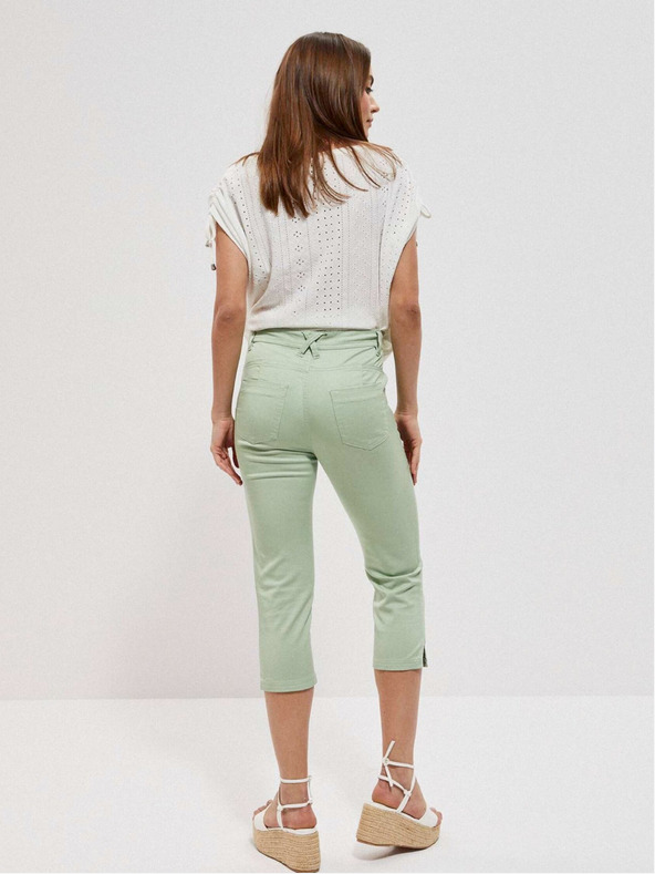 Moodo Zelené dámske nohavice Moodo