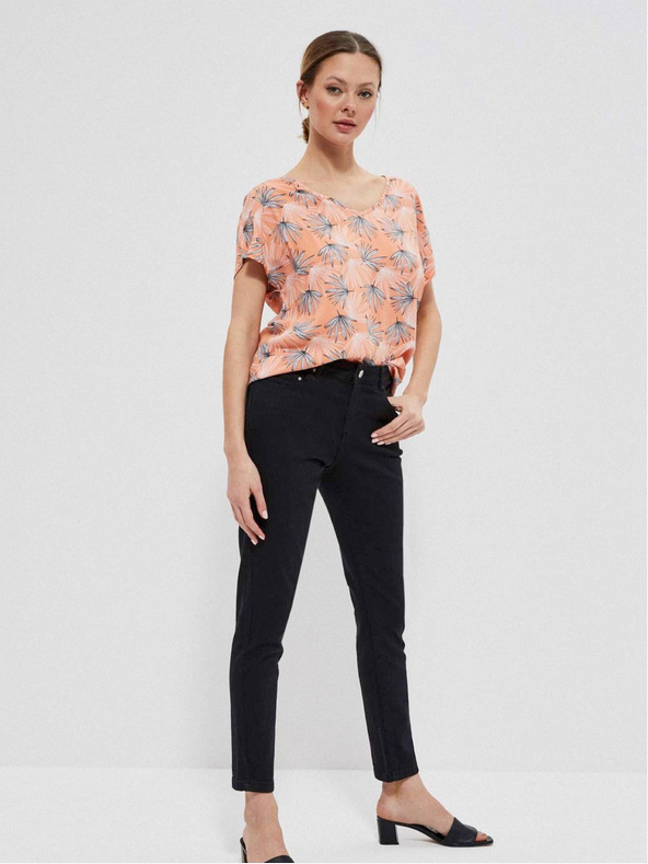 Moodo Moodo Oranžové dámske tričko