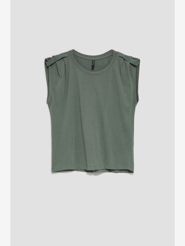 Moodo Zelená dámska chino košeľa Moodo