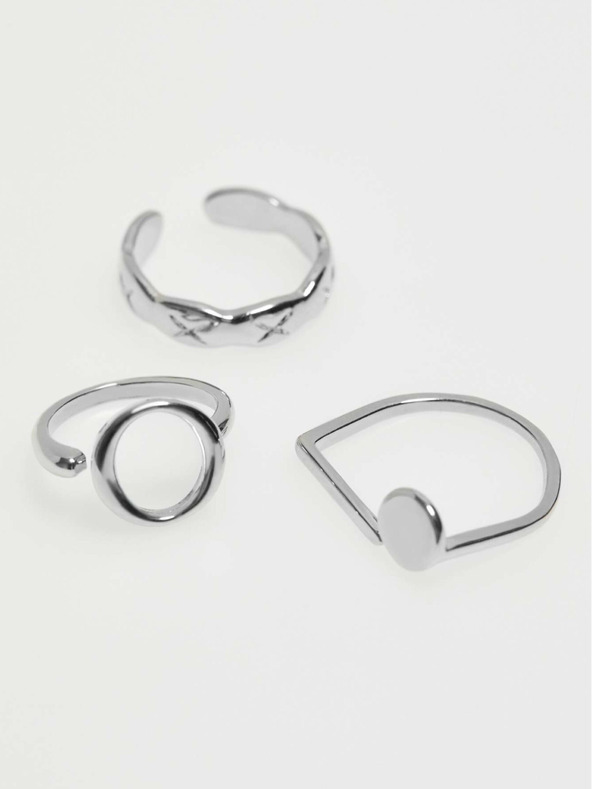 Moodo Súprava strieborných prsteňov Moodo