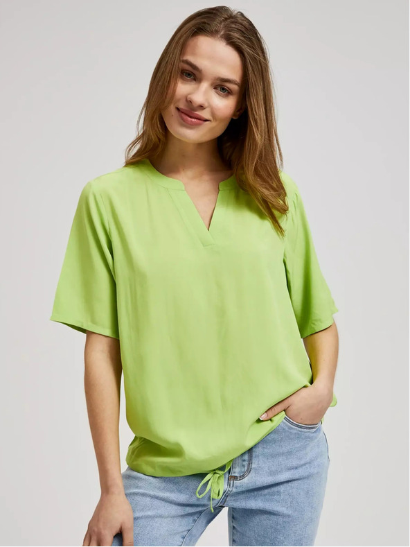 Moodo Svetlozelený top na ramienka Moodo