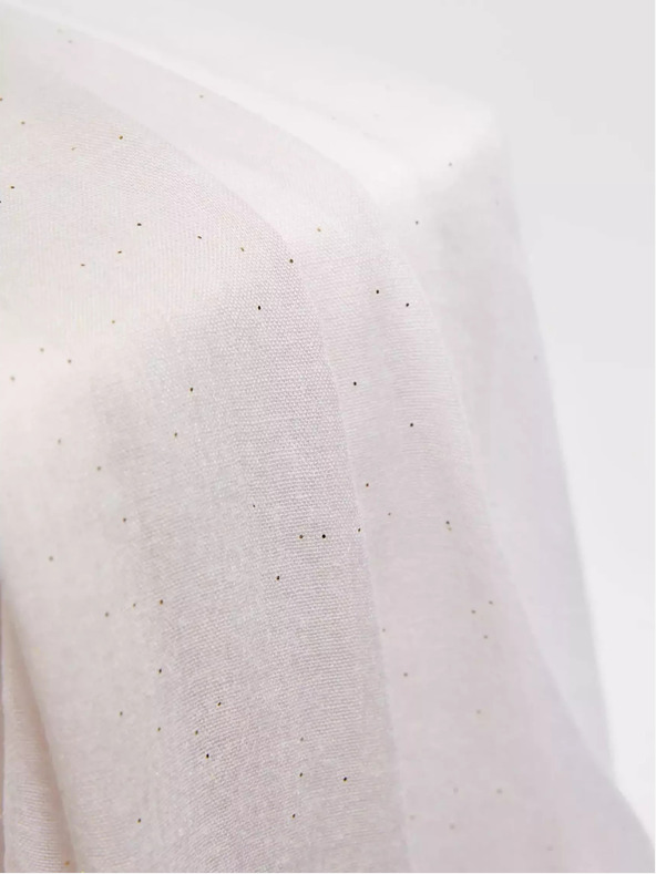 Moodo Šedá letná šatka s roztřepeným okrajom Moodo