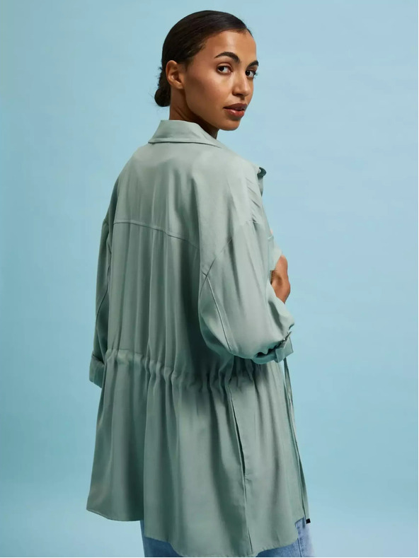 Moodo Zelená ľahká bunda Moodo