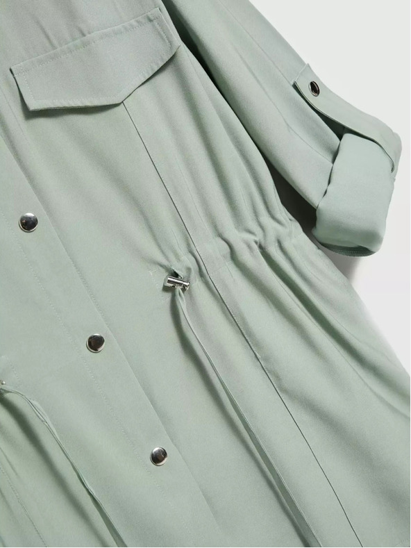 Moodo Zelená ľahká bunda Moodo