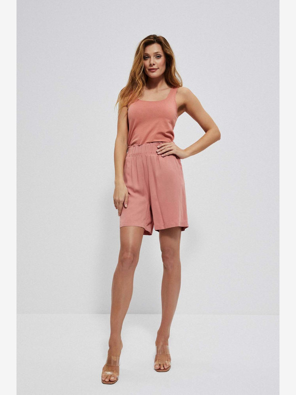 Moodo Svetloružové dámske šortky Moodo