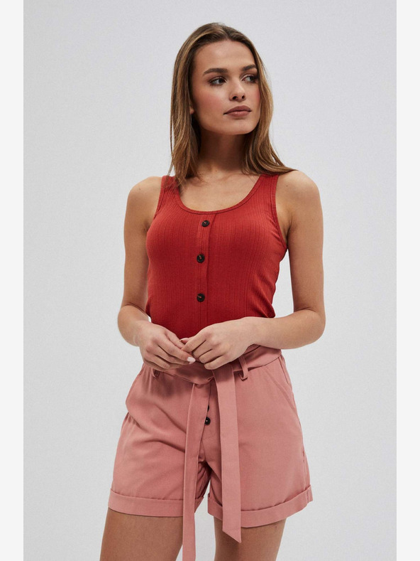 Moodo Ružové dámske šortky Moodo