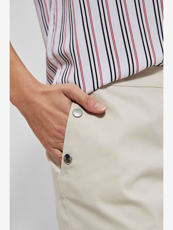 Moodo Krémové dámske šortky Moodo