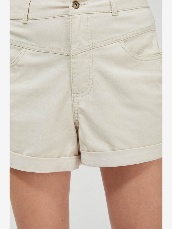 Moodo Béžové dámske šortky Moodo