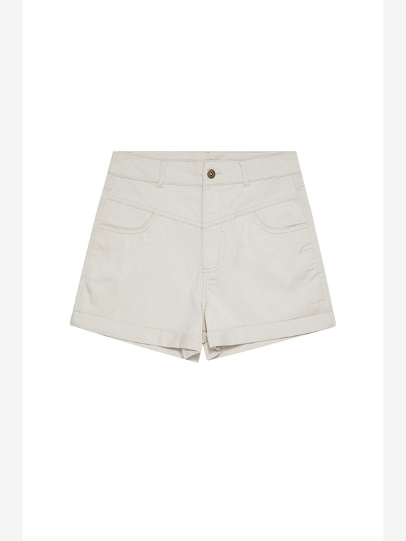 Moodo Béžové dámske šortky Moodo