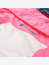 ALPINE PRO Detská lyžiarska bunda s ptx snehovou membránou ALPINE PRO DEARO neon knockout pink