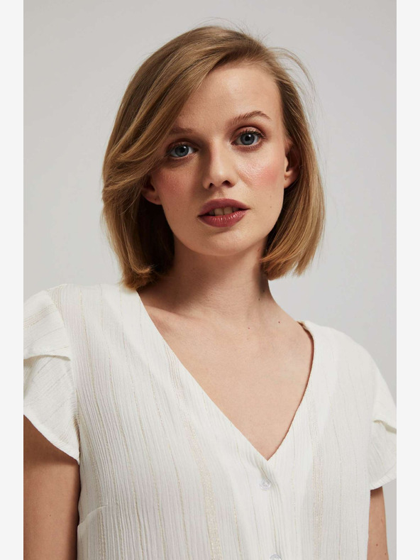 Moodo Biela blúzka Moodo