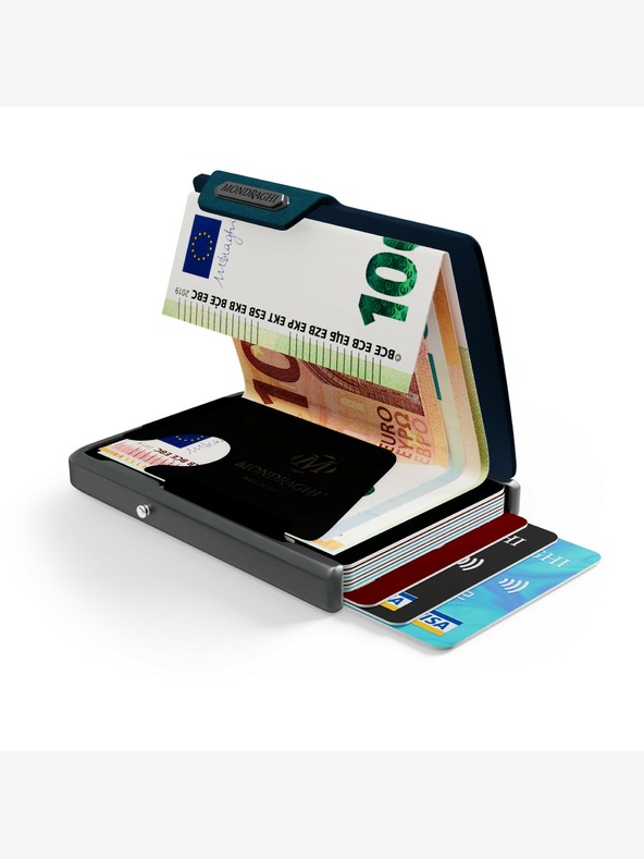 Mondraghi Peňaženka Mondraghi Saffiano - modrá