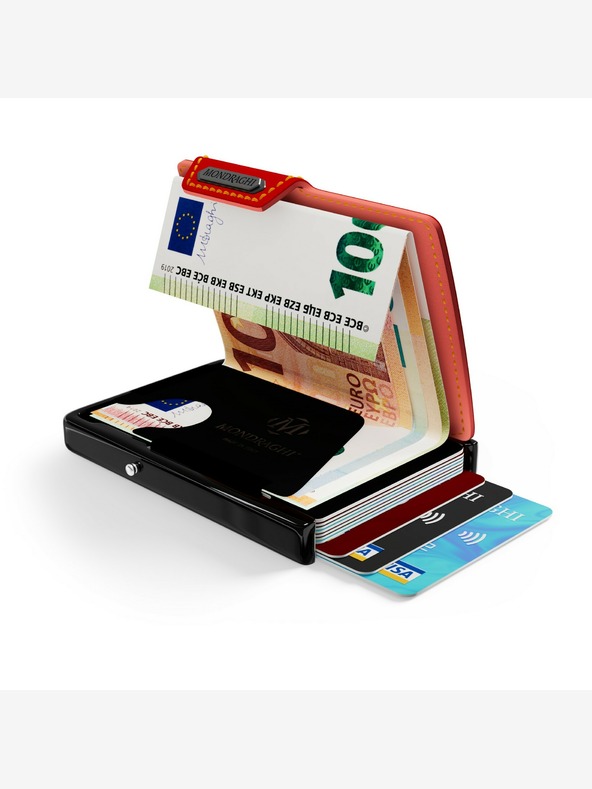 Mondraghi Červená kožená peňaženka Mondraghi Racing