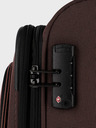 Travelite Ružovo-hnedý kufor Travelite Viia 4w M