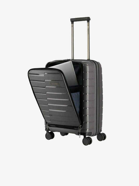 Travelite Šedý Travelite Air Base 4w S Predné vrecko Anthracite