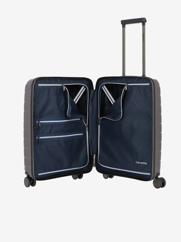 Travelite Šedý Travelite Air Base 4w S Predné vrecko Anthracite