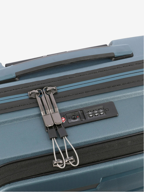 Travelite Blue Travelite Air Base 4w S Predné vrecko Ice blue