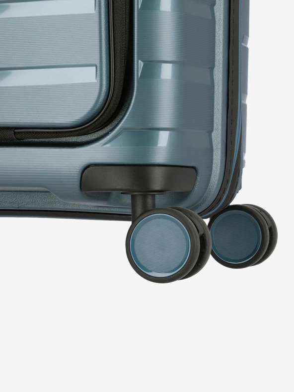 Travelite Blue Travelite Air Base 4w S Predné vrecko Ice blue