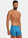 Styx Sada troch kusov - pánske boxerky Styx dlhé športové elastické pestrofarebné