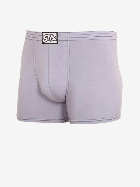 Styx Styx dlhé klasické pánske boxerky svetlosivé