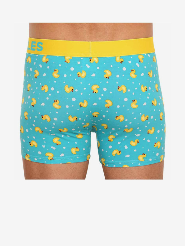 Dedoles Svetlomodré vtipné pánske boxerky Dedoles Duckies
