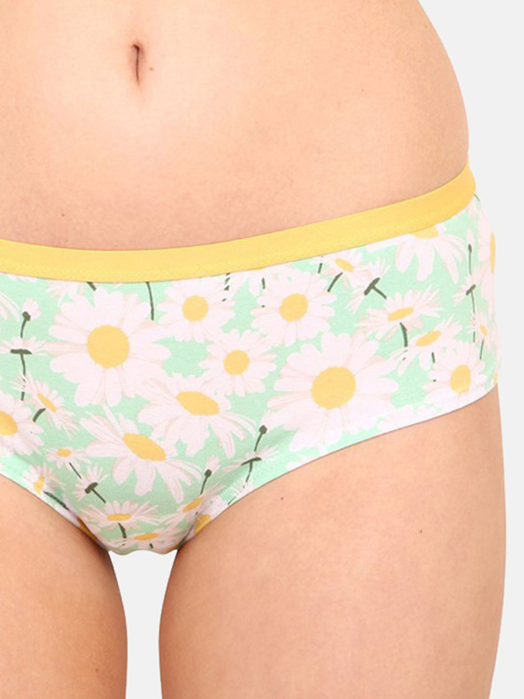 Dedoles Dedoles Svetlozelené dámske veselé nohavičky Daisy