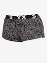 Styx Dámske športové šortky Styx art gumené doodle