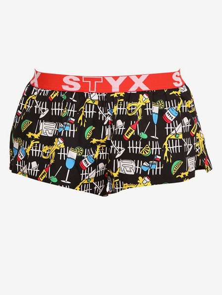 Styx Dámske umelecké športové šortky Styx na gumu na párty